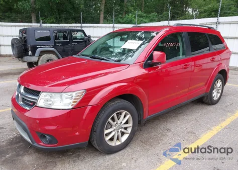 2016 Dodge Journey Sxt from USA, damaged, VIN 3C4PDCBG7GT231988